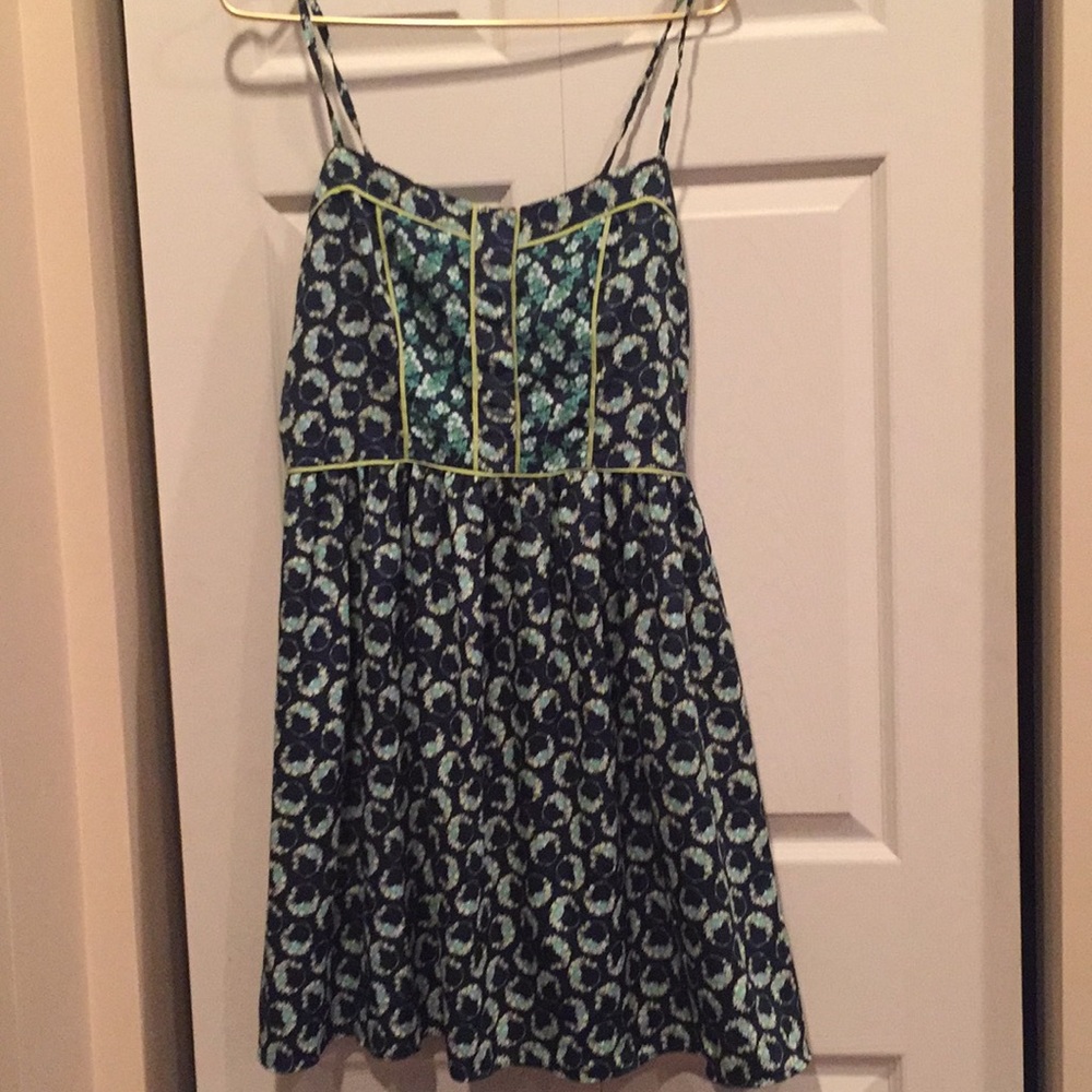 Blue Flower Party Dress